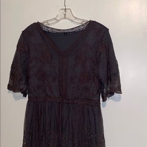 LAST CHANCE‼️FRYE BOOTS with  Brown Lacey dress